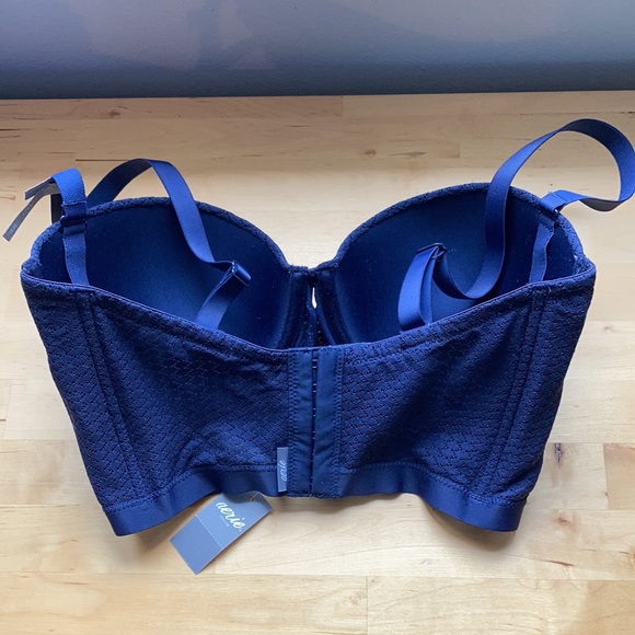 Aerie navy blue lightly lined Audrey bra 32DD - Picture 5 of 14